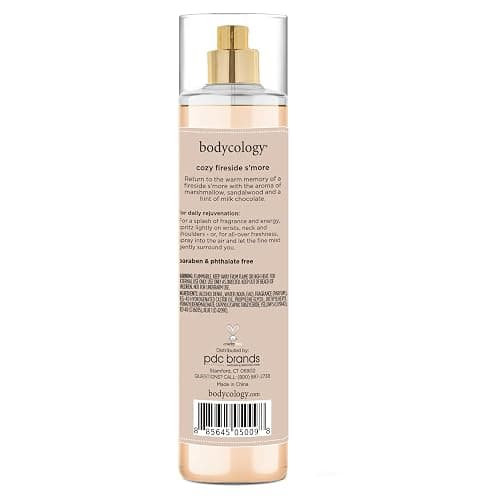 Bodycology Long-Lasting Fragrance Body Mist, Cozy Fireside S'more, 8 fl oz thumbnail 8