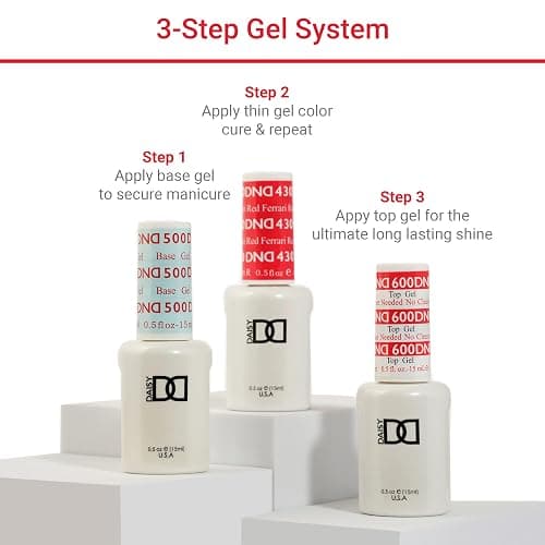 DND Gel Polish Set, Orange Collection, UV/LED GelPolish and Air Dry Nail Lacquer, Matching Chip-Free Polish Duo, 0.5 Fl Oz Each thumbnail 6