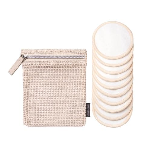 Paula's Choice Reusable Makeup Remover Pads, Eco-Friendly Cotton & Bamboo Rounds for Toner & Exfoliants, Includes Washable Bag for Laundry & Storage, 10 Count - Image 1