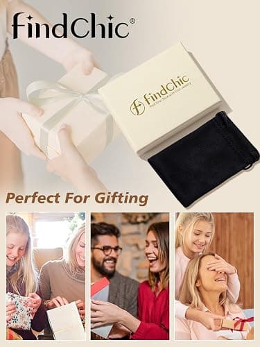 FindChic Stunning Choker Herringbone Chains for Women Stainless Steel 18K Gold/Rose Gold Plated Snake Chain Necklaces 3MM/5MM Width 12.5inch 15inch Adjustable, with Jewelry Box thumbnail 9