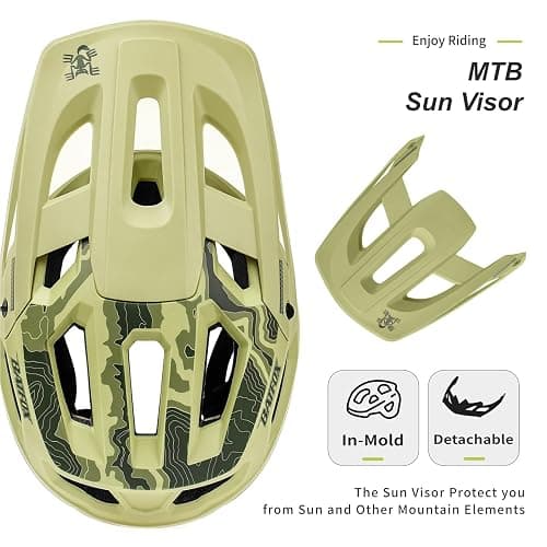 BATFOX Bike Helmet,Mountain Bike Helmet Helmets for Men Women Adults Youth thumbnail 5