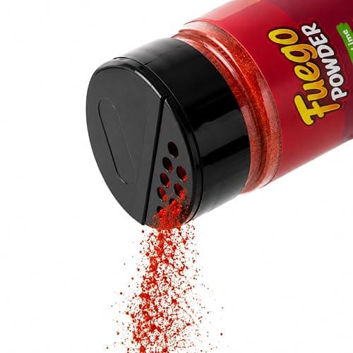 CHILEMOY Chili Lime Fuego Powder | Hot Mexican Snack Dust for Fruit, Chips, Popcorn, Elote, Wings & Tacos | Fuego Dust | 5.25oz Shaker thumbnail 4