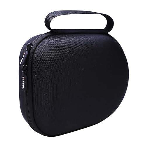 Headphone Headset Case Compatible with JBL, Beats, Sony, Soundcore Anker, Raycon, TOZO, SteelSeries, Logitech, Jabra, Bose, Audio-Technica, Sennheiser Headphones, Black+Pink thumbnail 2
