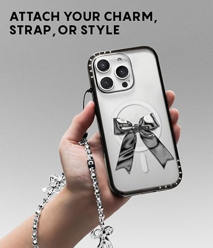 CASETiFY Compact iPhone 16 Case [Slim and Sleek/Compatible with Magsafe / 4 ft. 2X Military Grade Drop Protection] - Zebra-Brown - Clear Black thumbnail 7