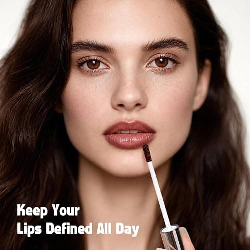 KIMUSE Peel Off Lip Liner Stain, Long Lasting Lip Tint Stain Peel Off, Waterproof, Transfer-Proof, Highly Pigmented Color Peel Off Lip Stain Liner, Matte Finish thumbnail 6