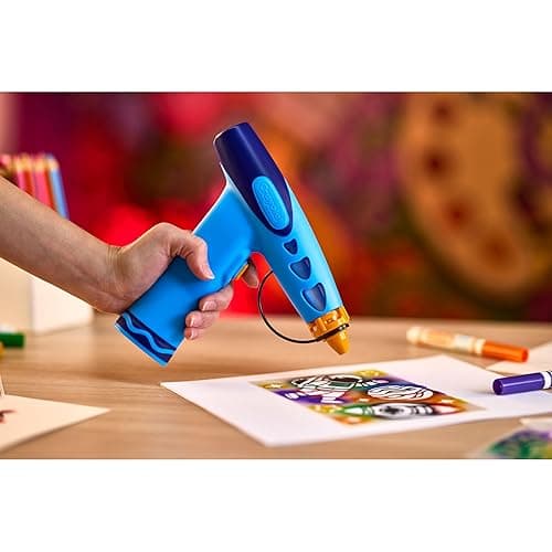 Crayola Marker Airbrush Spray Art Kit, 8 Washable Markers, 5 Stencils | Arts & Crafts Toys for Kids, Birthday, Holiday Gifts for Girls & Boys 6+, Battery-Powered Sprayer Kids Activities thumbnail 7