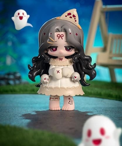 CALEMBOU Anime Blind Box Figure, Cute Crow Paradise Series Blind Box Chibi Figure for Desktop Ornament, Collectable PVC Toys for Birthday Gifts thumbnail 2