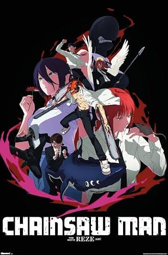 Chainsaw Man - The Movie: Reze Arc (2025) - Teaser One Sheet Wall Poster, 34L" x 22.4W", Unframed Version - Image 1