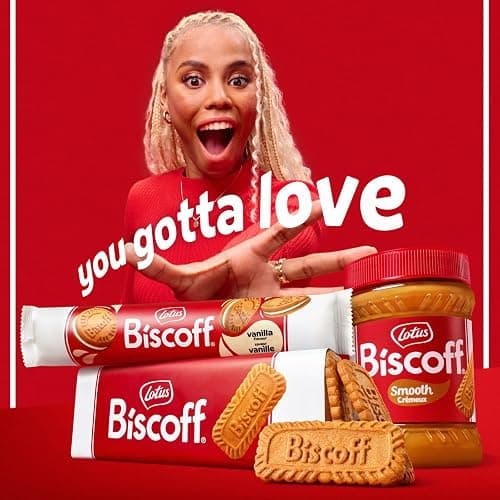 Lotus Biscoff Smooth Spread Jar, Caramelized Cookie Flavour, 1.6Kg, Vegan, Nut Free, No Added Colours or Flavours | Caramelised biscuit flavour, vegan, nut-free, no dyes or added flavours thumbnail 3