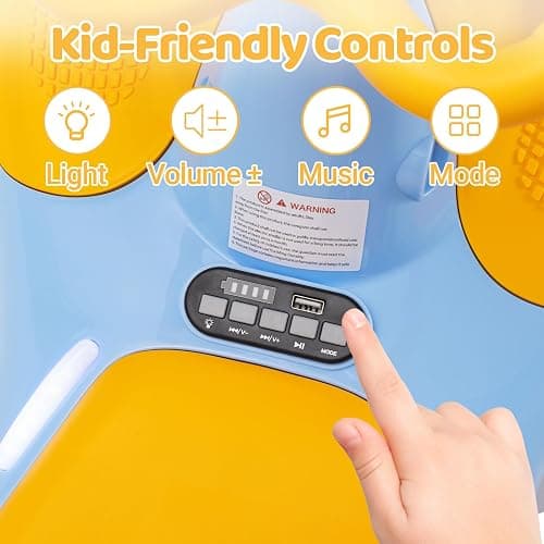 Stopsad 12V Kids Electric Wiggle Car Ages 3+, 3-in-1 Ride On Toy with Pedal | Flashing Wheels & Easy Assembly Swing Vehicle, Rechargeable Power Battery, Up to 160 Lbs, Safe Daily Play Toy for Toddlers thumbnail 5