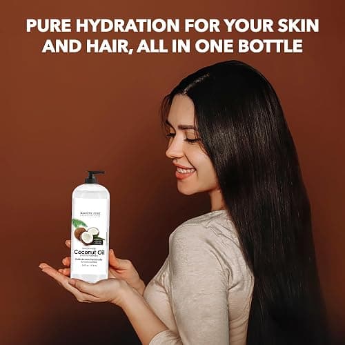 Majestic Pure Fractionated Coconut Oil - Relaxing Massage Oil, Liquid Carrier Oil for Diluting Essential Oils - Skin, Lip, Body & Hair Oil Moisturizer & Softener - 16 fl oz thumbnail 2