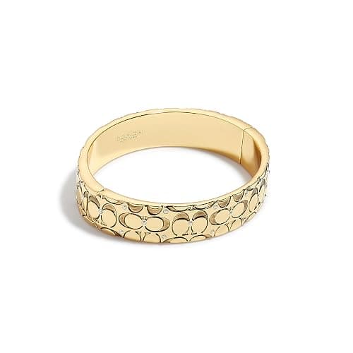 Coach Women's Signature Quilted Bangle Bracelet - Image 1