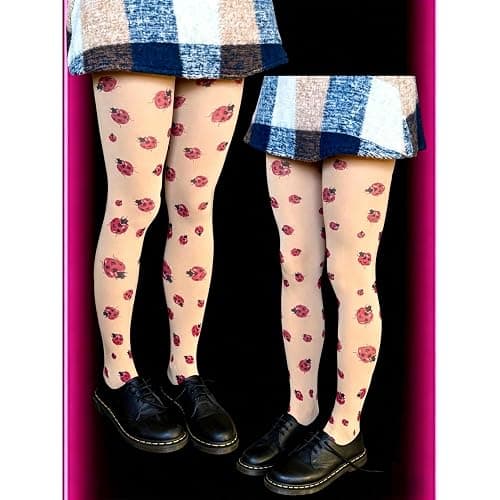 RICHTRUE Whimsy Twee Funky Patterned Tights Women Teen Girls Emo Goth Cool 2000s Fun Printed Tights Y2k Grunge Alt Clothes thumbnail 3