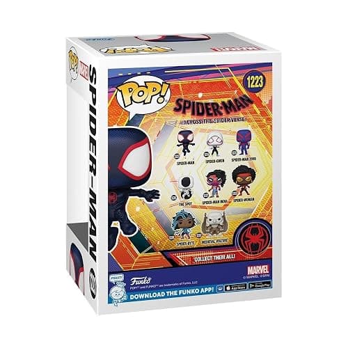 Funko POP! Vinyl: Spider-Man: Across The Spider-Verse - Miles Morales - Spider-Man - Collectable Vinyl Figure - Gift Idea - Official Merchandise - for Kids & Adults - Movies Fans thumbnail 3
