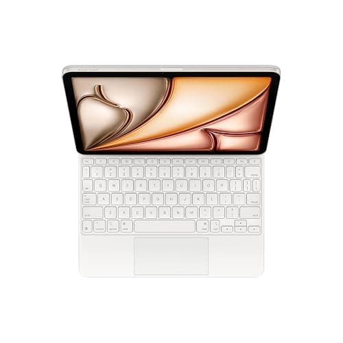 Apple Magic Keyboard: Keyboard and Case for iPad Air 11-inch (M2 and M3) and iPad Air (4th and 5th Generation), US English — White thumbnail 2