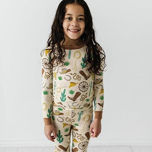 Little Sleepies Two-Piece Pajama Set for Boys & Girls, Soft Viscose from Bamboo Toddler Pajamas for Kids, Family Matching PJs thumbnail 3