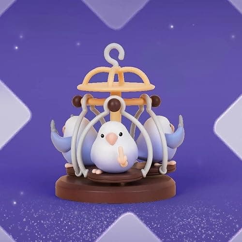Cute Social Birdie Series Blind Box, Kawaii Bird Statue for Desk Home Decor, Collectable Random One Mystery Box for Birthday Gifts thumbnail 8