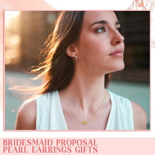 Tondiamo 6 Sets Friendship Necklace for Women Love Knot Necklace with Canvas Drawstring Bags Friendship Graduation Gifts for Her Best Friend and Soul Sister Birthday Gifts thumbnail 5