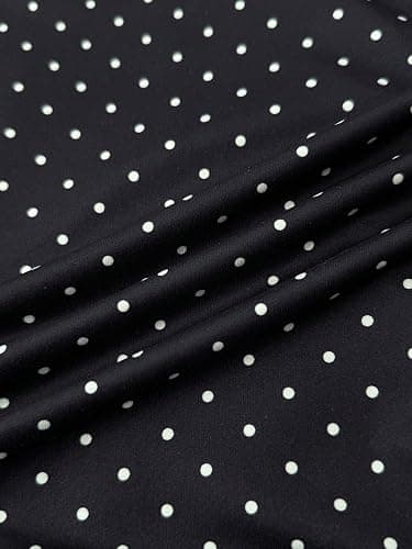 GORGLITTER Girl's Polka Dots Crop Tops Y2K Off The Shoulder Ruched Cinched Waist Tank Top Trendy Fashion thumbnail 6