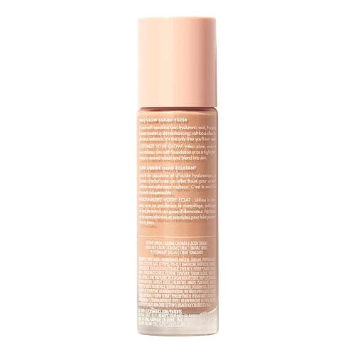e.l.f. Halo Glow Liquid Filter, Complexion Booster For A Glowing, Soft-Focus Look, Infused With Hyaluronic Acid, Vegan & Cruelty-Free, 3 Light/Medium thumbnail 7