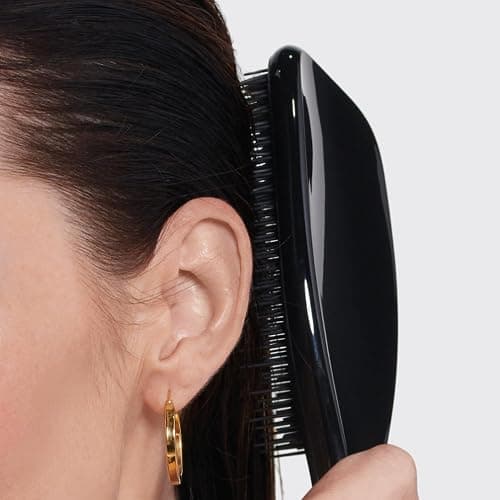 Tangle Teezer Large Ultimate Detangler Hairbrush for Wet & Dry Hair, Eliminates Knots & Reduces Breakage for Long, Thick, & Curly Hair Types, Black Gloss thumbnail 7
