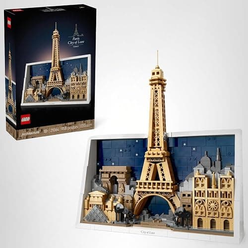 LEGO Architecture Paris – City of Love Building Set for Adults - Gift for Birthdays - Office or Bedroom Decor for Women & Men, Ages 18+ - W/Frame for Display - 21064 thumbnail 8
