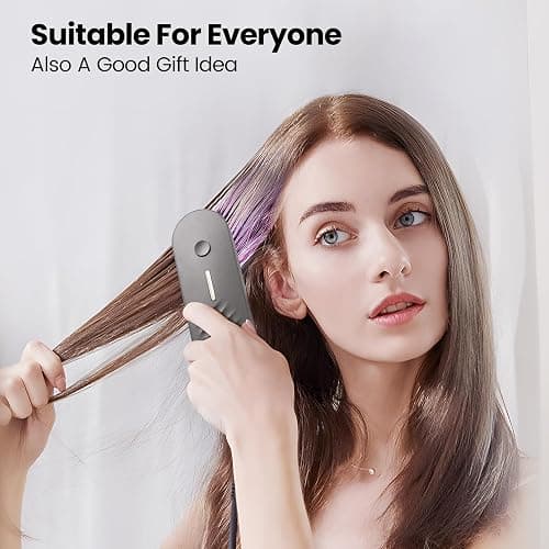 UNIWA Scalp Massager Hair Growth Brush, Hair Oil Applicator, 3 in 1 Scalp Massage Tool, Head Scalp Massager for Relax, Cordless Electric Brush for Hair Care, Oil Dispenser Comb, Mothers Day Gifts,Grey thumbnail 5