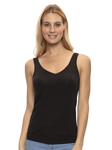 Felina Reversible Cotton Womens Tank Top | 4-Pack thumbnail 2