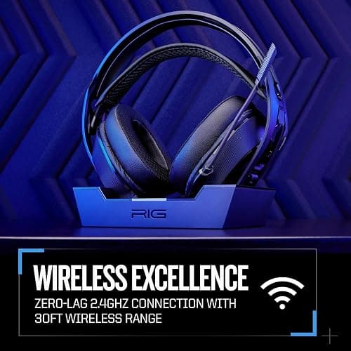 RIG 800 PRO HS Wireless Gaming Headset & Multi-Function Base Station for PlayStation PS4, PS5, PC, Mac, USB - Up to 60 Hour Battery thumbnail 2