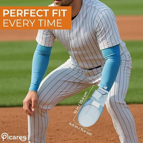 PICARES Sliding Mitt for Baseball - Youth Sliding Mitt - Protective Glove for Baseball Training and Games - Arm Protector Included thumbnail 4