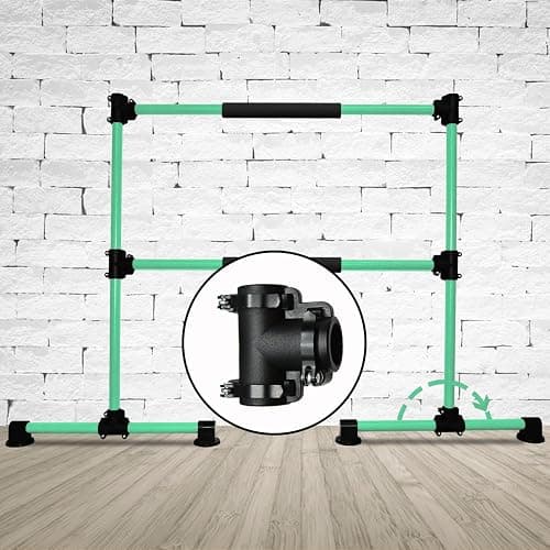Wesky Double Ballet Barre Portable 4FT Adjustable Freestanding Ballet Barre Fitness Stretching Dancing Bar for Home Studio Adult and Kids thumbnail 7