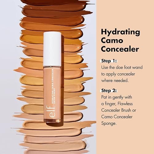 e.l.f. Cosmetics Hydrating Satin Camo Concealer - Light Sand, 0.203 Fluid_Ounces thumbnail 3
