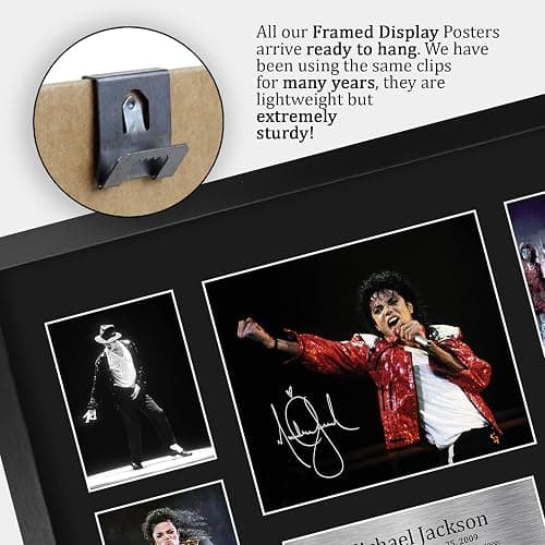 HWC Trading Michael Jackson Musician 16 x 12 inch (A3) Printed Gifts Signed Autograph Picture for Music Memorabilia Fans - 16" x 12" Framed thumbnail 5
