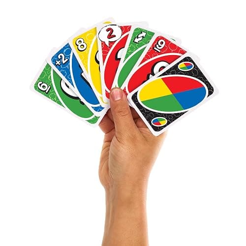 Mattel Games UNO House Rules Card Game for Kids, Adults, Families, Game Night & Parties, Players Can Make Up Rules thumbnail 5