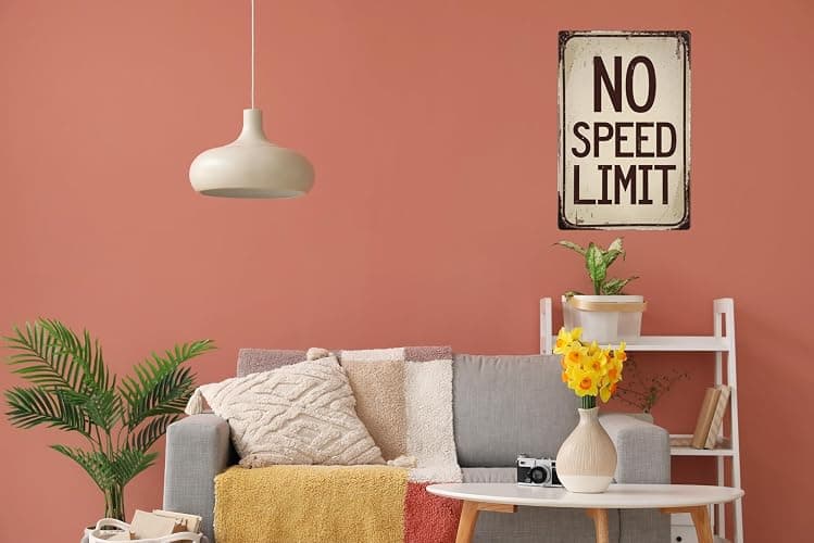 Street Signs For Bedroom Car Wall Decor Grunge Room Decor Vintage Room Decor No Speed Limit Signs Vintage Reproduction Funny Garage Man Cave Metal Sign 8x12 in thumbnail 5