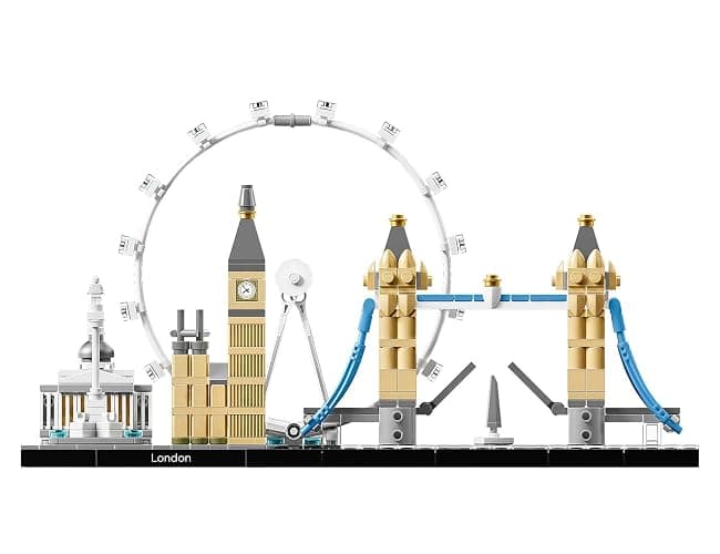 LEGO Architecture Skyline Model Building Set, Model Kit Featuring London Eye, Big Ben, Tower Bridge, Office Home Décor, Collectible Gift Idea for Men, Women and Teens 21034 thumbnail 4