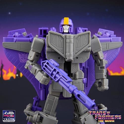 Transformers Studio Series The The Movie Astrotrain, Leader Class 6.75-Inch Converting Action Figure, Robot Toys for Ages 8+ thumbnail 4