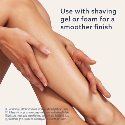 by Amazon Women's 5 Blade Razor with Multi Axis Pivot handle + 3 refills thumbnail 3