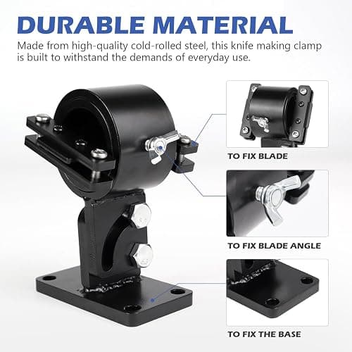 SCOTTCHEN Swivel Knife Making Vise, Knife Vise Tool, Knife Making Clamp,Work Bench Vise Tilts Rotates for Knife Making 360 Degree-1 Pack thumbnail 4