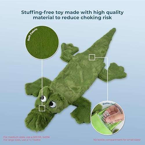 (1 Pack) Alligator dog toy thumbnail 4