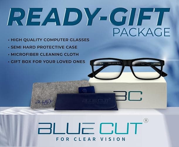 Blue Light Blocking Glasses For Men/Women Anti-Fatigue Computer Monitor Gaming Glasses Reduce Eye Strain Game Glasses thumbnail 6