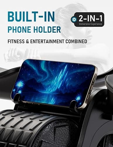 2024 New Ab Roller Wheel with Timer & Knee Mat,Automatic Rebound Abdominal Wheel with Elbow Support Ab Workout Equipment for Strengthening Core Muscles Abs Exercise Roller for Women Men thumbnail 5