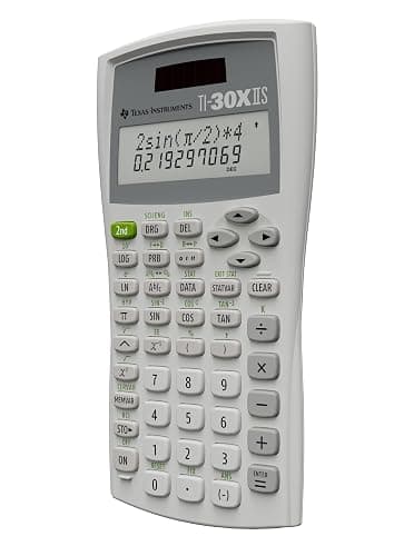 Texas Instruments TI-30XIIS Scientific Calculator, White thumbnail 10