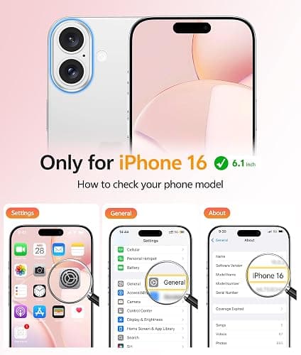 FNTCASE for iPhone 16 Case: [Compatible with Magsafe] Translucent Matte Cases with [Full Camera Protection] [Screen Protector] Military Grade Shockproof Protective Phone Cover - Light Pink thumbnail 2