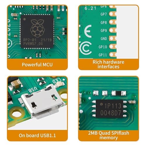 2pc Raspberry Pi Pico Development Board thumbnail 4