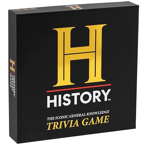 HISTORY Channel Trivia Game - 2000+ General Knowledge Questions - Christmas Stocking Stuffers Gift for Adults, Family in The Pursuit of Trivial Knowledge - Super Trivia for Board & Card Games Night - Image 1