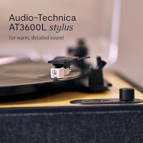 House of Marley Rise Up Giradischi Bluetooth con Casse Integrate - Giradischi Vinili a 3 velocità, Streaming a 2 vie, Finitura in Bambù e Coperchio Antipolvere, Realizzato in Modo Sostenibile thumbnail 6