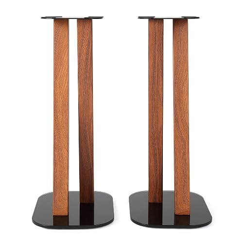 EXIMUS One Pair Fixed Height Universal Speaker Floor Stands - Cedar - 600 Series thumbnail 4