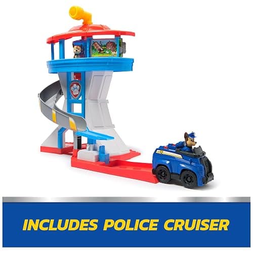 Paw Patrol Lookout Tower, 20-Inch Tower with Chase Action Figures, Rescue Vehicle & Launcher, Kids Toys for Boys & Girls Ages 3 and Up thumbnail 6