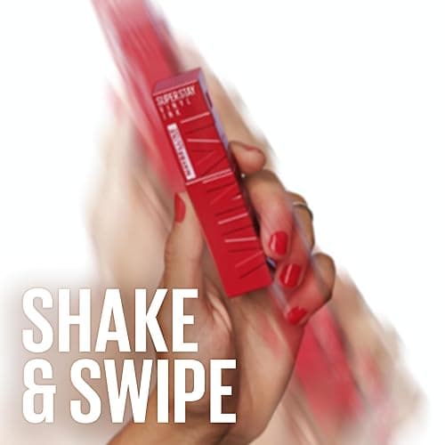 Maybelline Super Stay Vinyl Ink Longwear No-Budge Liquid Lipcolor Makeup, Highly Pigmented Color and Instant Shine, Unrivaled, Berry Burgundy Lipstick, 0.14 fl oz, 1 Count thumbnail 4